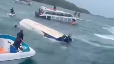 Tragedia en el paraíso: una lancha volcó en Vietnam y 15 turistas murieron