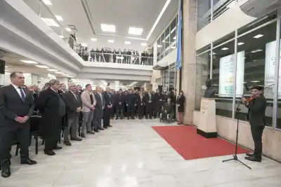 111 años de historia: la Caja Popular inauguró su museo y homenajeó a su fundador