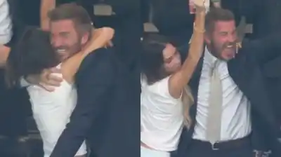 Lo que nadie esperaba ver en el gol de Inglaterra: Beckham estalló de alegría y las redes explotaron