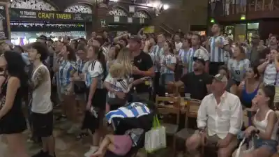 La locura de los hinchas argentinos en todo el mundo tras el pase a la final