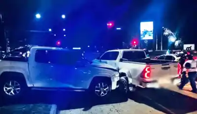 Festejos de la Selección terminaron en choque en avenida Perón: el detalle que nadie esperaba