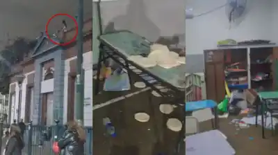 Furia en Merlo: destrozaron y prendieron fuego una escuela histórica tras el triunfo de la Selección