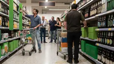 Compras de terror: una botella explotó y casi le corta la pierna; la cadena deberá pagar una fortuna