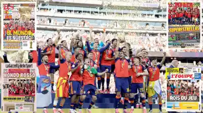 Las portadas que enloquecieron a España tras el segundo Mundial: ¿qué dijo la prensa internacional?