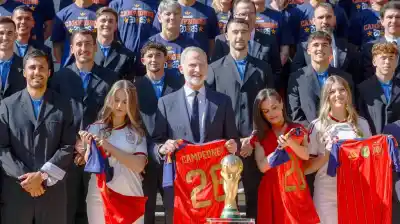 Felipe VI y la realeza recibieron a los campeones del mundo: las palabras que emocionaron al plantel