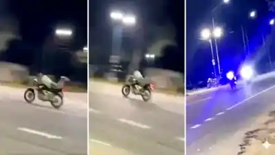 Maniobra “Superman” en la Ruta 38: motociclistas ponen en riesgo a todos en Villa Quinteros