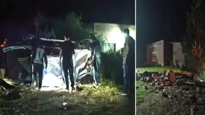 Una camioneta fuera de control arrasó viviendas en San Pedro de Colalao