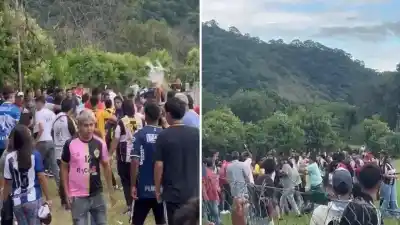 Violencia en Trancas: semifinales de la Liga Choromoro terminaron en batalla campal