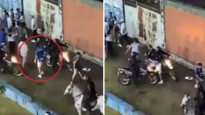 Un policía en moto atropelló a un hincha en la previa del partido de Atlético Tucumán