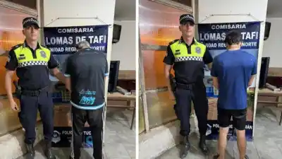 Un delincuente apodado “Flower”: entre los 5 detenidos por robos en Tafí Viejo