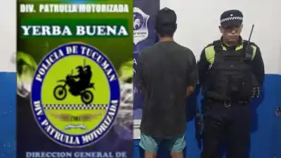 La ropa lo delató: detuvieron a un joven por un robo en un gimnasio de Yerba Buena