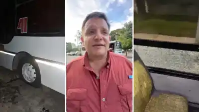 Denuncian un apriete violento: colectivos de San Pedro fueron saboteados en medio del paro nacional