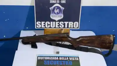 Allanamiento en Leales: el arma que encontraron tras las amenazas de muerte