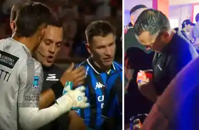 La escena que indigna a los tucumanos: el árbitro Espinoza se retira como un héroe en Córdoba