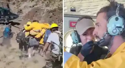 Un grito en el cañadón: el instante exacto en que encontraron al tucumano perdido en Neuquén