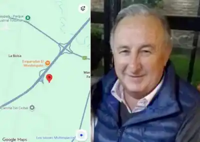 Desaparición de Luis Bueso: Hallaron su auto y un operativo masivo busca al empresario