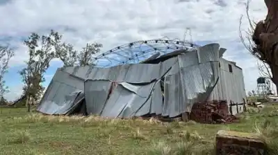 Una supercelda arrasó el sudeste cordobés: el pedido urgente que lanzaron los productores