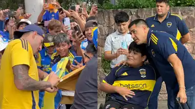 Boca en Salta: la escena que estalló en las redes cuando Riquelme bajó del micro