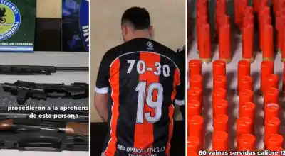Denuncia por violencia familiar destapó un arsenal oculto en una vivienda del sur tucumano
