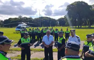 Despliegue masivo en San Miguel: helicóptero y 50 móviles en un operativo que promete cambiar las reglas del juego