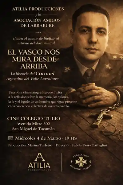Un documental sobre el coronel Larrabure llega a Tucumán: la historia de fe y martirio que busca ser reconocida