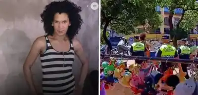Alarma en el microcentro: La mujer trans “Celeste” fue detenida con un arma blanca pero ya está libre