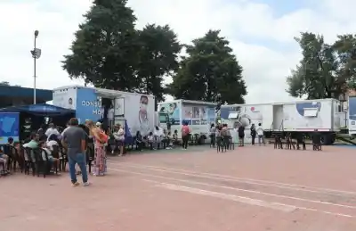 El hospital móvil se instala en el Predio Ferial Norte: qué servicios gratuitos ofrece a los vecinos