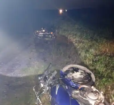 Choque en la Ruta 302: Dos motociclistas terminaron graves tras un violento impacto