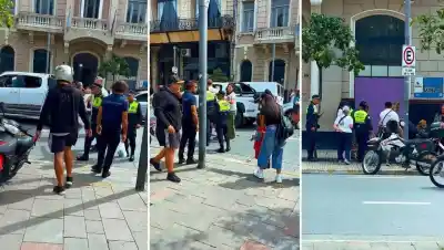 Impacto en el centro: Una niña herida tras un violento choque entre una moto y una 4×4