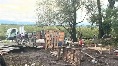 Desalojan a familias que intentaron tomar terrenos municipales en Alderetes: cómo fue el tenso operativo