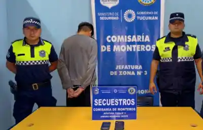 Robo en plena misa: el sospechoso que no pudo escapar de la policía en Monteros