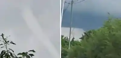 Un embudo en el cielo de La Cocha: el fenómeno que paralizó a San José