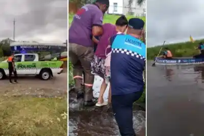 Emergencia en el este tucumano: así trabajan los equipos de rescate entre lluvias e inundaciones