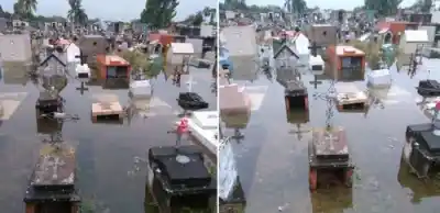Famaillá: El cementerio que se convirtió en una laguna y la pregunta que nadie quiere responder