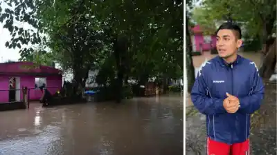 Santa Rosa, Aguilares: la ruta se convirtió en el único refugio ante la furia del agua