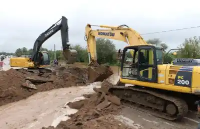 La Madrid bajo el agua: miles evacuados y rutas cortadas tras el temporal en el sur tucumano