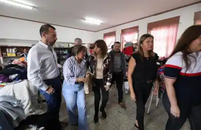 Solidaridad en Simoca: Una escuela se transforma en refugio para familias que lo perdieron todo