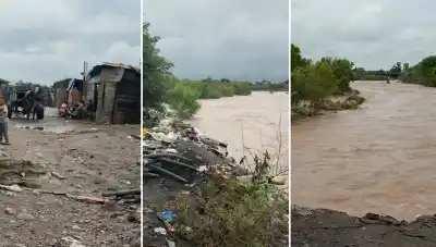 El río Salí se traga dos casas más en un barrio tucumano y la amenaza sigue creciendo