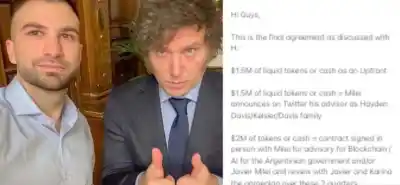 Nuevas revelaciones en el caso $LIBRA: El documento secreto del celular de Novelli que vincula a Milei con un pacto millonario