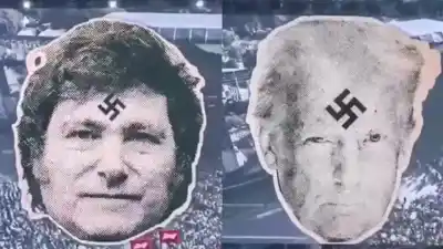 Polémica en Lollapalooza Chile: Proyectan imágenes de líderes con símbolos nazis durante show