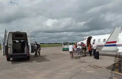 Traslado aéreo de emergencia: Un tucumano herido grave en Santa Fe fue repatriado por Salud Pública