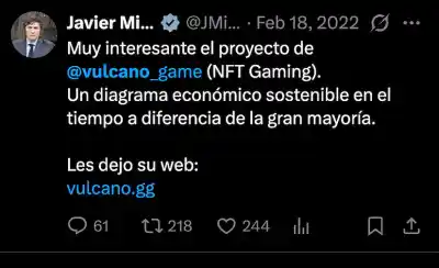Más allá de $LIBRA: El proyecto cripto que Milei promocionó antes del escándalo y que terminó en derrumbe