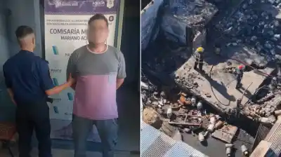 Detenido y sin declarar: el misterio del dueño del depósito que estalló en Merlo