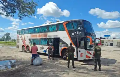 Operativo en Simoca: el “tour de compras” que terminó con 51 kilos de droga en el colectivo