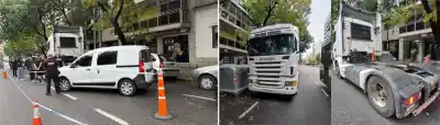 Un camión estacionado en doble fila escondía un cargamento que sorprendió a los investigadores