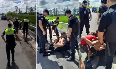 Un abrazo en el momento justo: así fue el rescate que evitó una tragedia en Aguilares