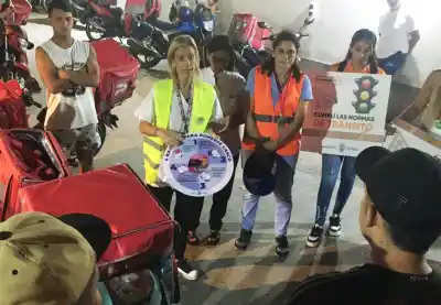 Operativo sorpresa en calles clave: ¿Qué buscaban los equipos de salud entre los repartidores?