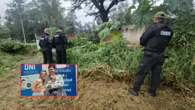 Encontraron un auto bajo un puente con dos personas adentro tras una búsqueda policial