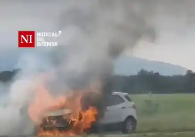 Un humo sospechoso en la ruta desató una escena de terror: lo que pasó después dejó a todos en shock