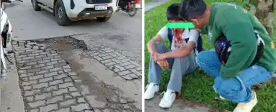 Un bache profundo en una calle de Yerba Buena provocó una caída que dejó a un niño ensangrentado camino a la escuela